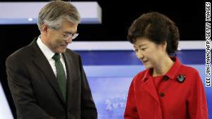 Either Moon Jae-in or Park Geun-hye will be elected as South Korea\'s next president Wednesday.